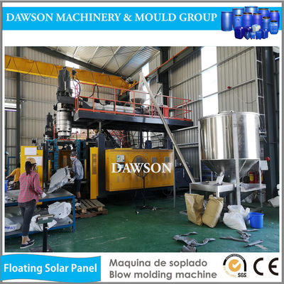 Machine de fabrication basse en plastique de flottement extérieure de soufflage de corps creux de panneau solaire de balise de l'eau