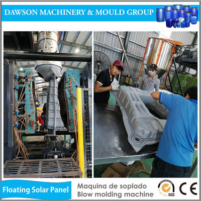 Machine de fabrication basse en plastique de flottement extérieure de soufflage de corps creux de panneau solaire de balise de l'eau
