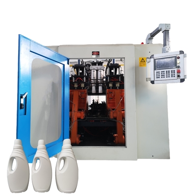 Station en plastique automatique de double de la machine 5.5kw de soufflage de corps creux de divers 4 litre
