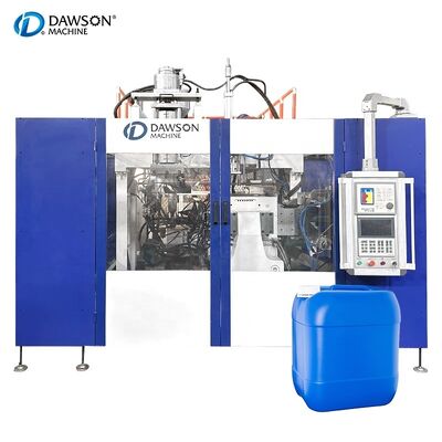acheter Sortie 130 kg par heure Machine de soufflage de jerrycan en plastique à borne unique à borne unique avec panneau d'opération chinois anglais online manufacture