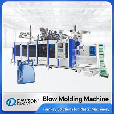 acheter Machines à souffler des bouteilles en plastique HDPE à triple vis 5L Machines de moulage par soufflage par extrusion à double station et à double tête de matrices online manufacture