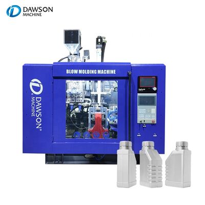 acheter Machines de moulage par soufflage de bouteilles approuvées CE, Machine de moulage par Extrusion-soufflage pour baril d'huile lubrifiante HDPE 10L-30L online manufacture