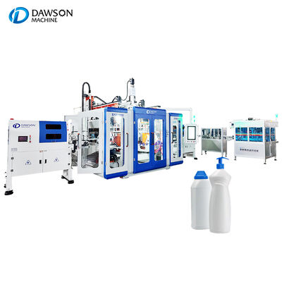 acheter Machine automatique de moulage par soufflage par extrusion à double station avec une force de serrage de 220KN pour bouteilles de 5L online manufacture