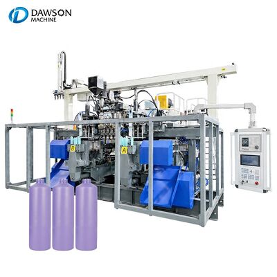 acheter Machine de moulage par soufflage de bouteilles à double station de 1 L de capacité avec API Siemens pour bouteilles cosmétiques et de détergent online manufacture