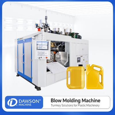 acheter Machine de moulage par soufflage par extrusion à 3 couches pour la fabrication de bouteilles en plastique HDPE de 4 litres avec double station online manufacture