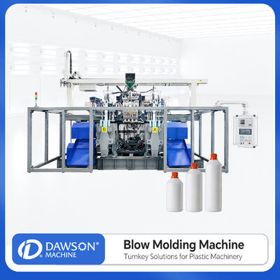 acheter Machine d'extrusion-soufflage automatique à double station et 4 têtes avec un débit de 120 kg/h pour la production de bouteilles en plastique online manufacture