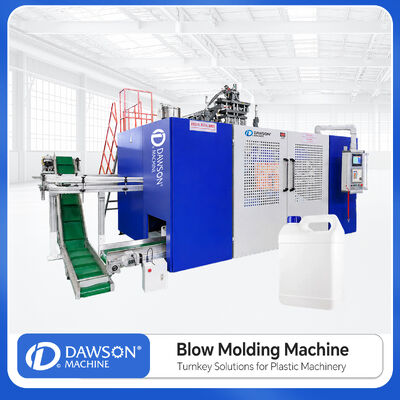 buy Machine de moulage par soufflage par extrusion à double station et double tête en HDPE de 5 L automatique pour la fabrication de bouteilles en plastique online manufacture