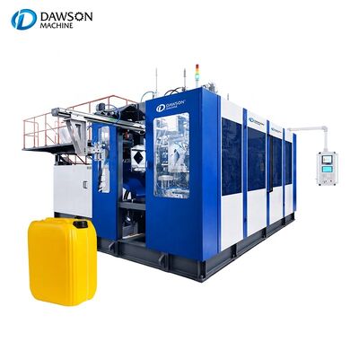 buy Machine de moulage par soufflage automatique à double station et à tête de filière unique DSB100II-30L pour la production de bidons chimiques en HDPE online manufacture