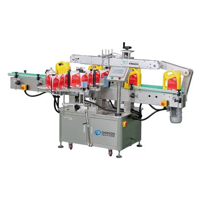 acheter Machine à étiquettes de place en plastique complètement automatique de bouteille et d'autocollant rond pour le doubles côté et rond online manufacture