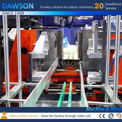 Production de bouteilles en PEHD de 0 à 5 litres avec une machine de moulage par soufflage par extrusion à station unique