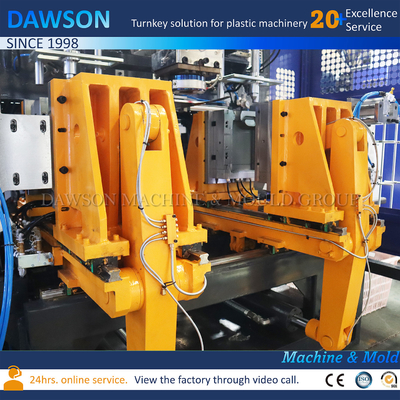 Machine de moulage par soufflage par extrusion à station unique pour la production de jerrycan en plastique HDPE de 0 à 5 L