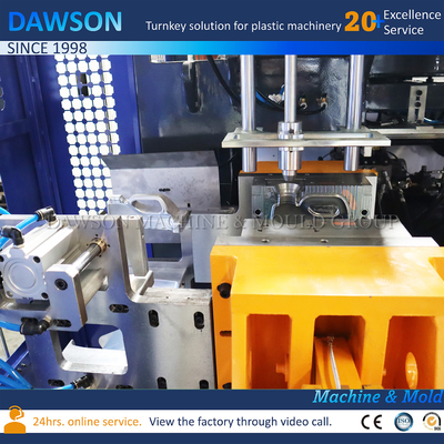 Machine de moulage par soufflage par extrusion à station unique pour la production de jerrycan en plastique HDPE de 0 à 5 L
