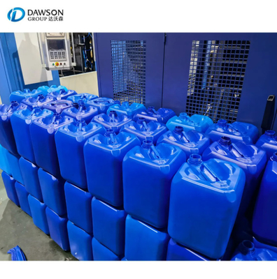 10L 20L 25L 30L Jerrycan Bouteille à pile huile lubrifiante double station extrusion soufflage machine de moulage