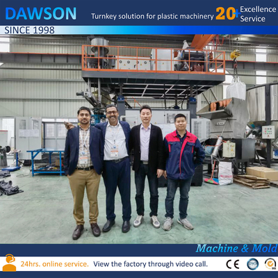 1.2m Machine de moulage de palettes plastiques Machine automatique de moulage par soufflage par extrusion