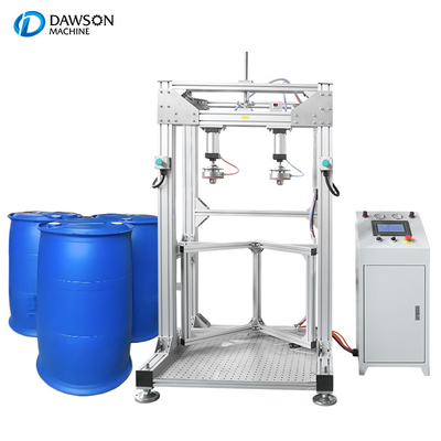 Testeur automatique de fuite d'huile chimique 200L à tambour à double tête HDPE Jerrycan Machine de détection de fuite