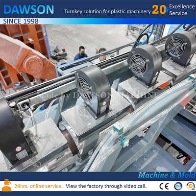 Machine de moulage par soufflage par extrusion à double tête à double matrice en HDPE 5L 10L entièrement automatique