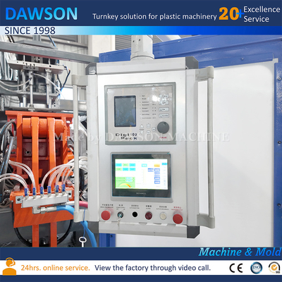 Machine de moulage par soufflage à double station à double tête en plastique HDPE 5L 10L EURO ADBLUE