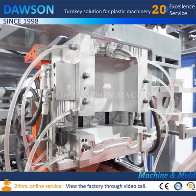 Machine de moulage par soufflage à double station à double tête en plastique HDPE 5L 10L EURO ADBLUE