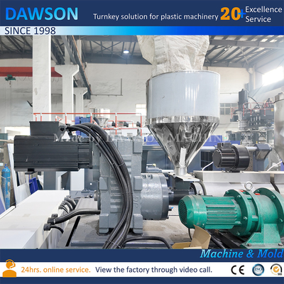 HDPE large cou emballage médical chimique plastique 1400ml bouteille extrusion soufflage machine de moulage