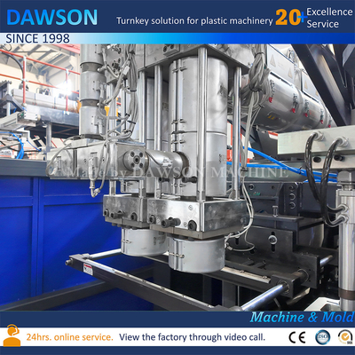 Machine automatique de moulage par soufflage par extrusion de bouteilles en PP HDPE