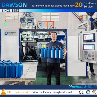 Machine automatique de moulage par soufflage par extrusion de bouteilles en PP HDPE