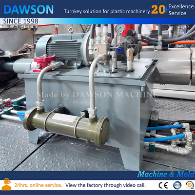 Demande de main-d'œuvre 1-2 opérateur entièrement automatique en plastique Hdpe Modèle de corps mannequin Machine de fabrication de mannequin Machine de soufflage par extrusion