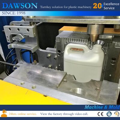 Machine de moulage par soufflage de plastique HDPE PP pour la fabrication de bidons de 5 litres, de bouteilles d'huile moteur et de conteneurs chimiques