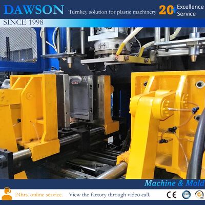 Machine de moulage par soufflage de plastique HDPE PP pour la fabrication de bidons de 5 litres, de bouteilles d'huile moteur et de conteneurs chimiques