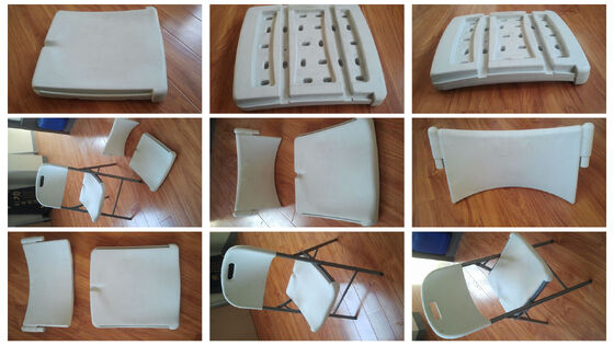 Longue durée de vie Machine de fabrication de chaises en plastique entièrement automatique Chaise de bus en plastique Machine de moulage par soufflage à l'extrusion