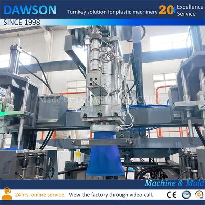 270 kN force de serrage entièrement automatique EVA plastique 10L 15L 20L 25L 30L HDPE Jerry Can Drum Extrusion soufflage machine de moulage