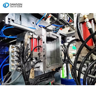 Machine de moulage par soufflage à extrusion par servo-moteur hydraulique produisant 20 litres de bouteille d'huile en plastique HDPE