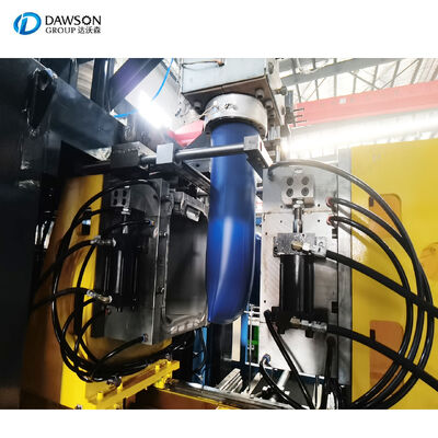 130 kg par heure de sortie machine de moulage par soufflage par extrusion pour 10L 20L 25L 30L jerrycan bouteille en pile lubrifiant huile d'huile de palme bouteille