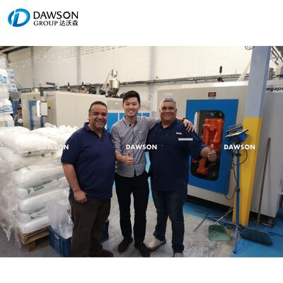 Consommation d'eau 80 LMIN Machine de moulage par soufflage à l'extrusion Plaque de moulage Taille 320 MM Idéal pour la fabrication de bouteilles d'huile 0-5L