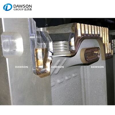 75 kg par heure de sortie machine de moulage par soufflage à station unique ou double station pour la fabrication de bouteilles de lubrifiant HDPE 2L 5L