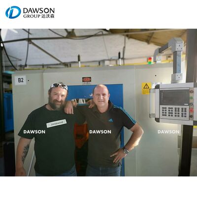 75 kg par heure de sortie machine de moulage par soufflage à station unique ou double station pour la fabrication de bouteilles de lubrifiant HDPE 2L 5L