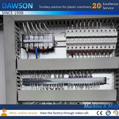 Machine automatique de moulage par soufflage avec puissance de chauffage de 8 kW pour des pots HDPE à large bouche résistants aux produits chimiques de 1L-5L