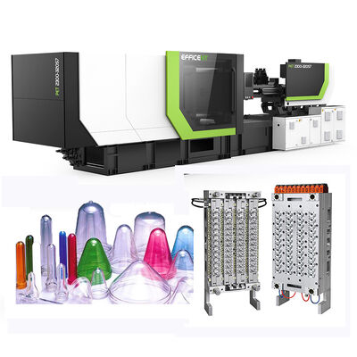 76.5 kW Puissance 48 Cavité PET machine de moulage par injection de préforme avec 10 secondes par temps de cycle de tir