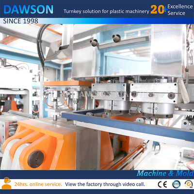 Machine de moulage par soufflage à extrusion à double station entièrement électrique HDPE 3L 5L Jerrycan