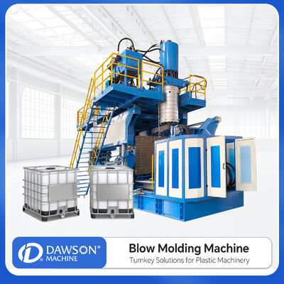Machine de moulage par soufflage pour réservoir IBC 1000L économique avec conception de tête d'accumulateur et système de servomoteur
