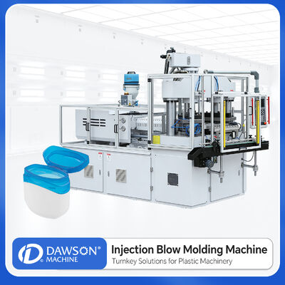 Machine de moulage par injection-soufflage automatique pour bocaux à large ouverture de 50 ml à 250 ml pour contenants cosmétiques en PP PE