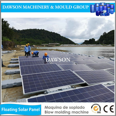 Système supérieur solaire de flottement extérieur de panneau solaire d'estimation de l'eau en plastique de HDPE faisant par la machine de soufflage de corps creux